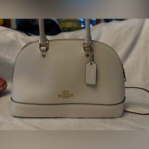 Coach Ivory Dome Satchel Bag